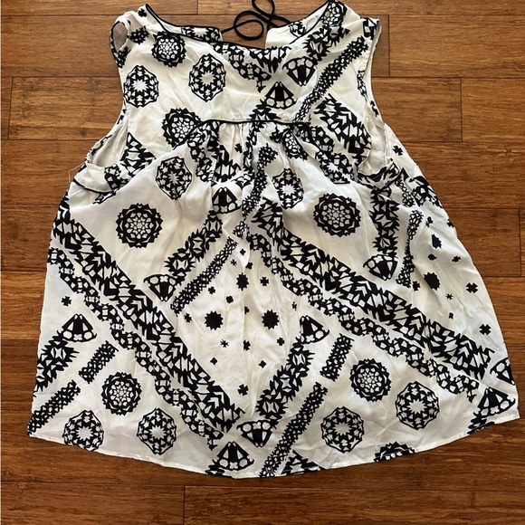 Anthropologie Giuliana Silk Blouse Size 12 - Picture 8 of 9